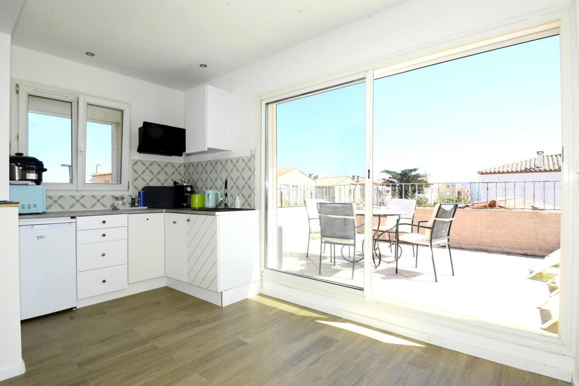 Les 2 Dauphins Apartment Le Barcares Luaran gambar